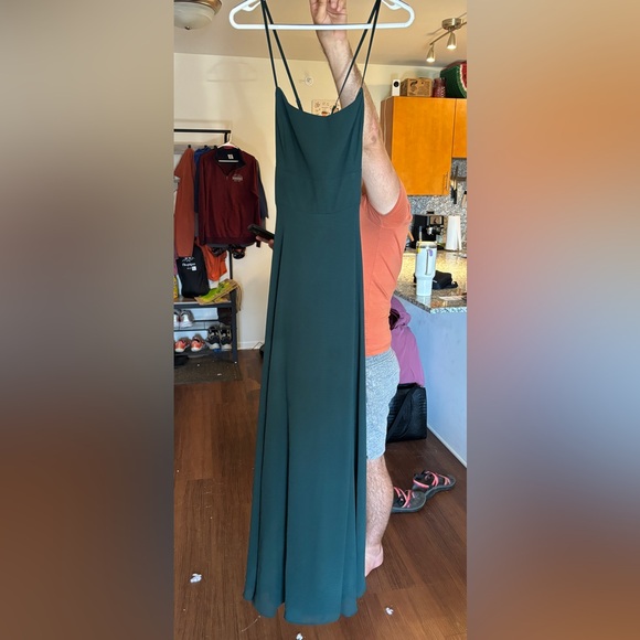 Lulus Maxi Dress - Green - Picture 1 of 5